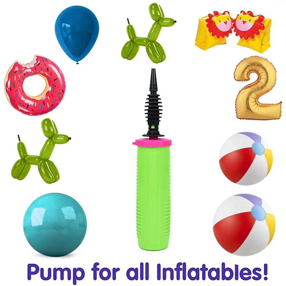 

Efficient Balloon Pump Air Inflator Hand Push Portable Useful Balloon Accessories for Wedding Birthday Party Decoration Supplies
