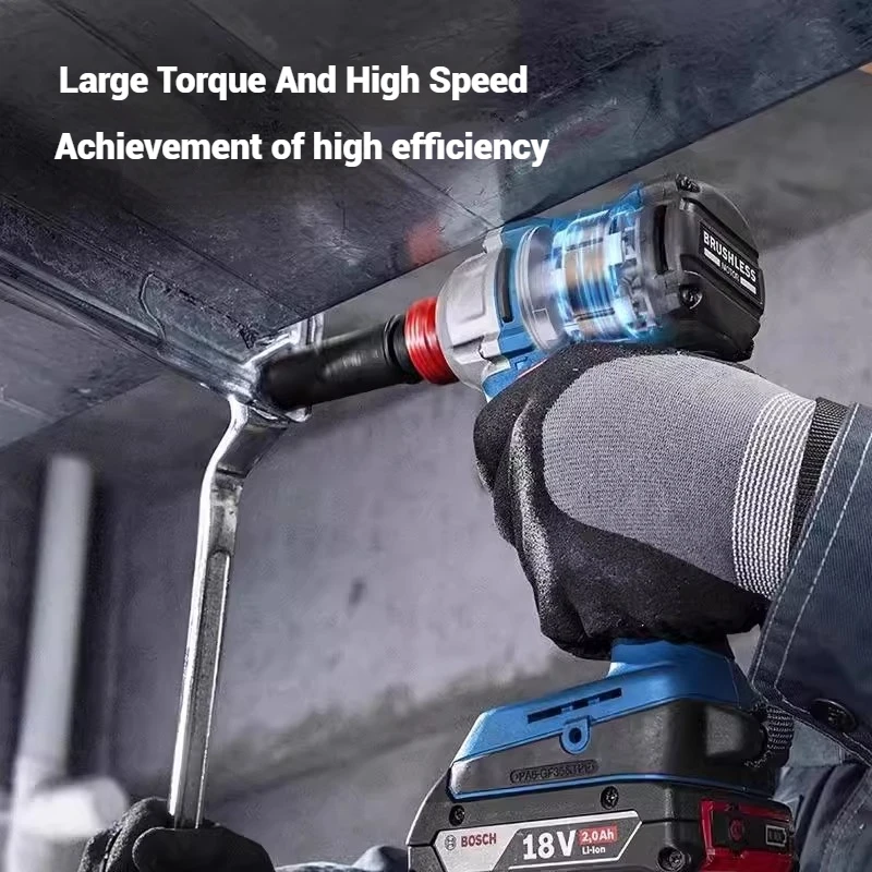Фото Bosch GDX 18V-285 Аккумуляторная ударная отвертка/ключ Профессиональные электроинструменты Bosch AmpShare Ударный инструмент 18 В Шестигранный привод 1/4 дюйма №5