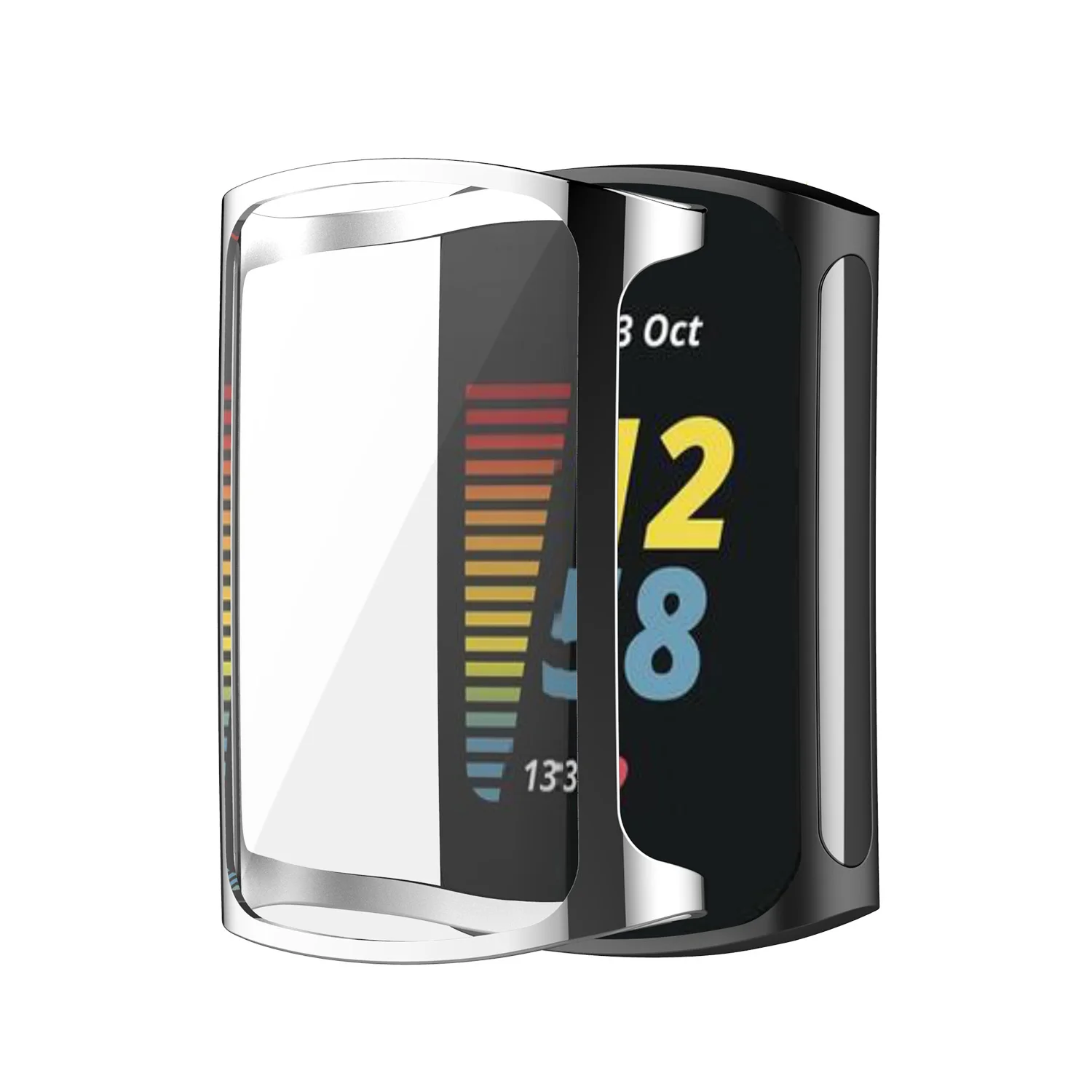 Чехол из ТПУ для Fitbit Charge 5 чехол ультратонкий прозрачный защитный с защитой от