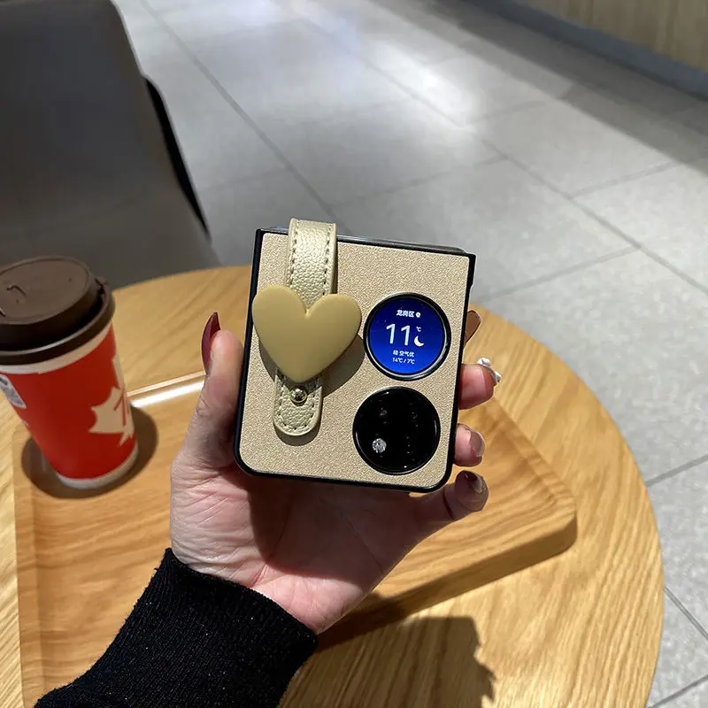 

Чехол для Huawei p50pocket, чехол для huawei P50 pcoket с ремешком, милый чехол для девочек