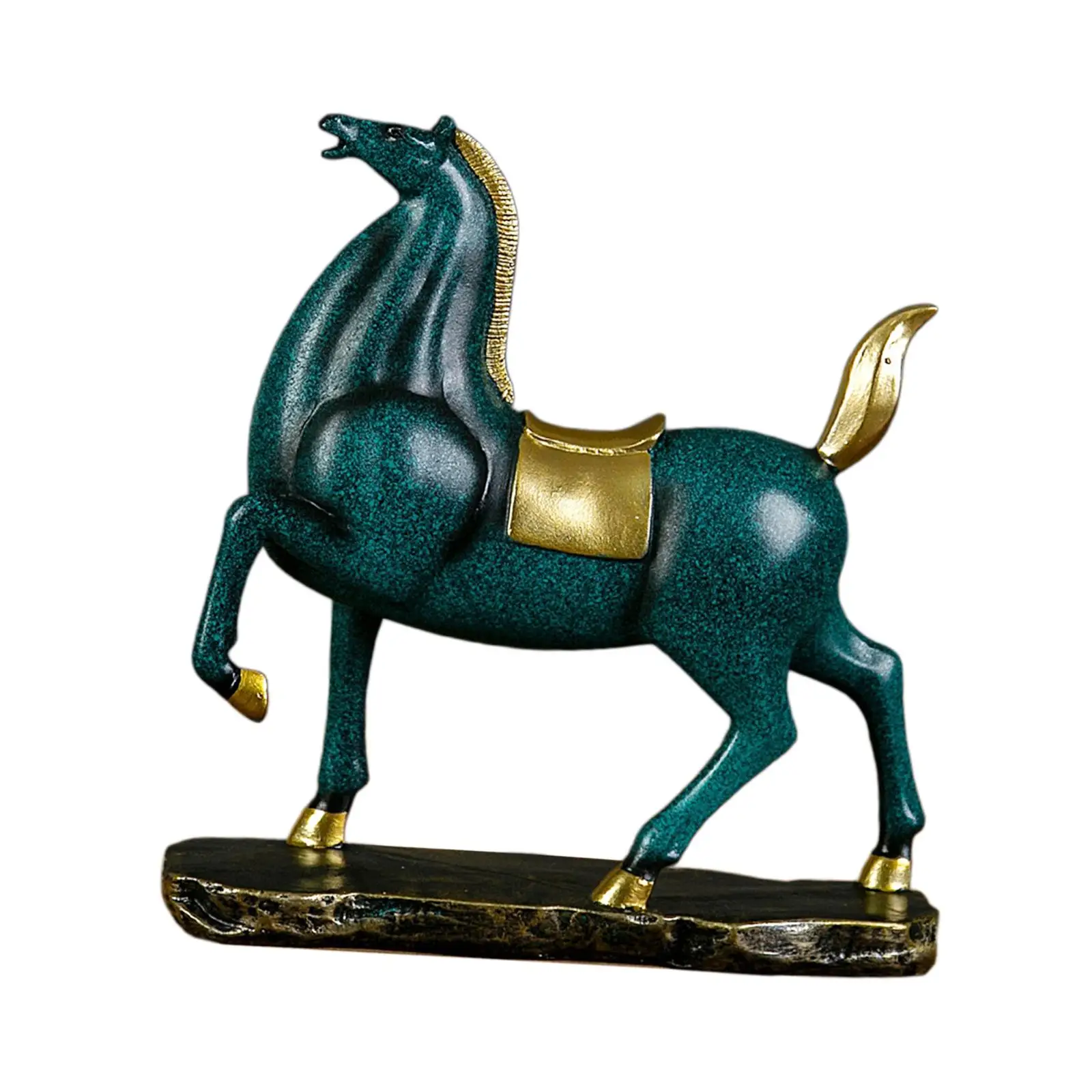 

Horse Statue Resin Figurine Collection Art Works Display for Home Decor Gift