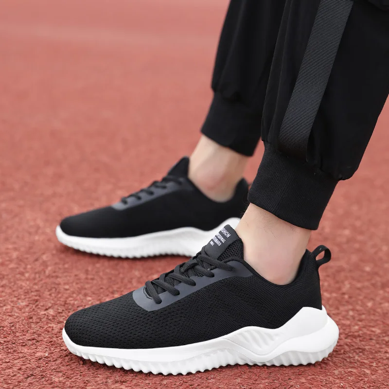 

Fashion New Sport Men Running Shoes Soft Breathable Anti-skid Male Sneakers Outdoor Jogging Zapatillas Hombre Quality Lace-up