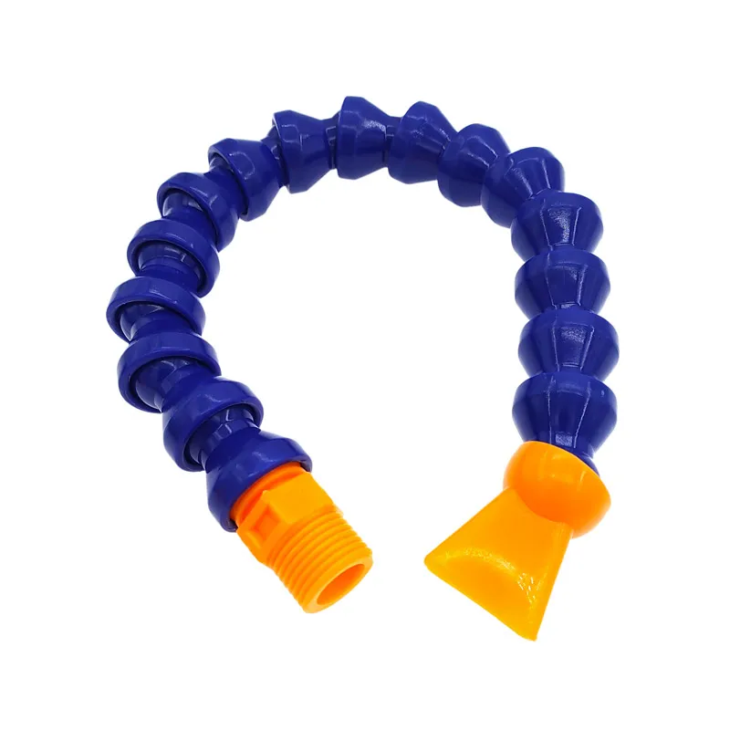 

6 шт. 300-600 мм круглая плоская насадка, Пластиковая Гибкая труба для воды, масла, охлаждающей жидкости 1/4 3/8 1/2 для станков с ЧПУ, токарных станков, фрезерных охлаждающих шлангов