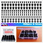 6 размеров, 190 шт., автомобильные клипсы, фиксаторы, заклепки для Toyota Land Crusier FJ Cruiser