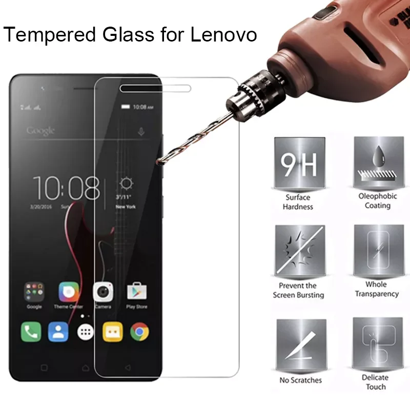 

9H HD Tempered Glass for Lenovo K3 K4 Note Screen Toughed Glass for Lenovo Vibe K5 Plus K5 Play Glass on Lenovo K5 Note Z5 Pro