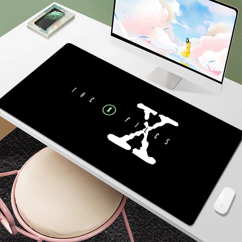 

X Files Anime Mouse Pad Gamer 900x400 Deskmat Gaming Laptop Accessories Non-slip Mat Mausepad Mousepad Xxl Mats Keyboard Pc Desk