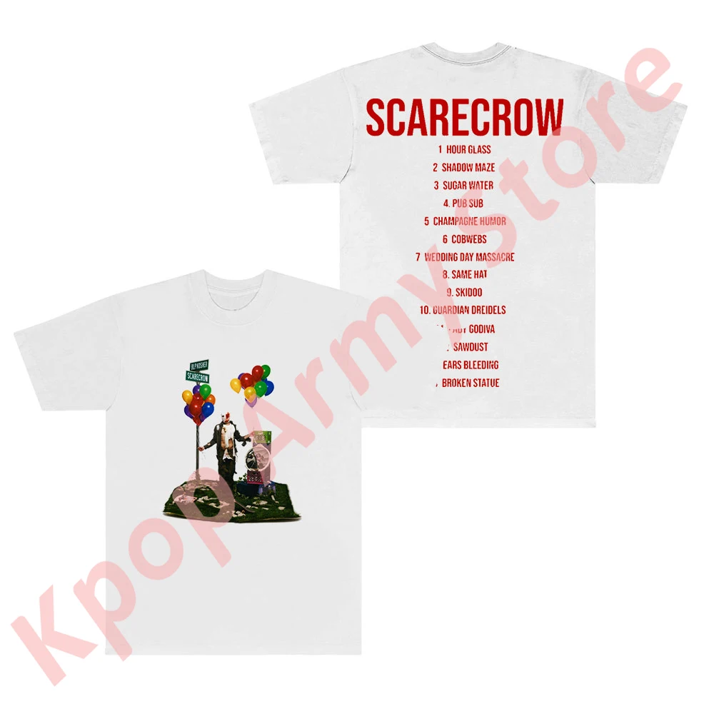 BLP кошерное пугало треклист футболки летние унисекс модные повседневные с