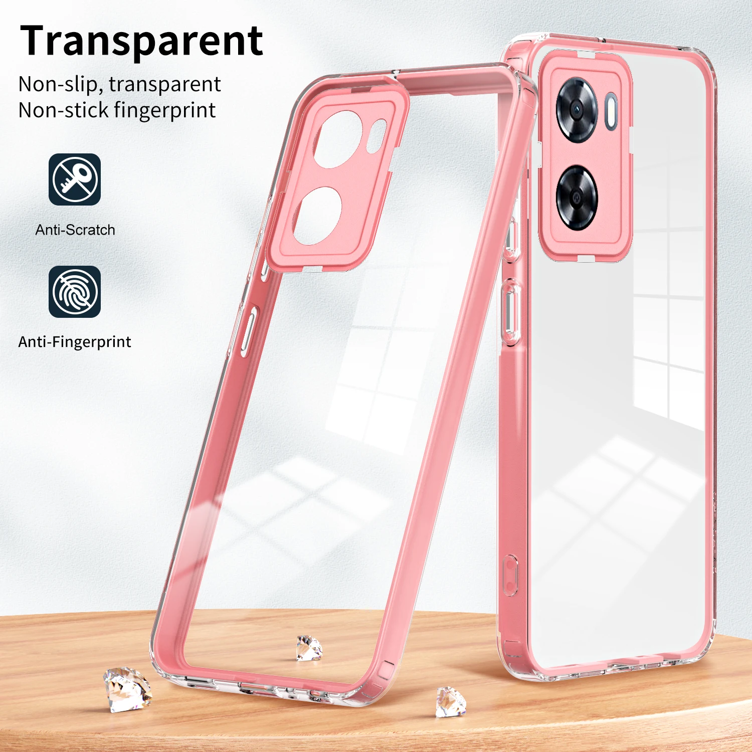 

3 IN 1 Frame Clear Case for OPPO A57 4G 2022 Soft Silicone Hard Back Luxury Armor Shockproof Phone Cover OPPOA57 OPPO A 57 57A