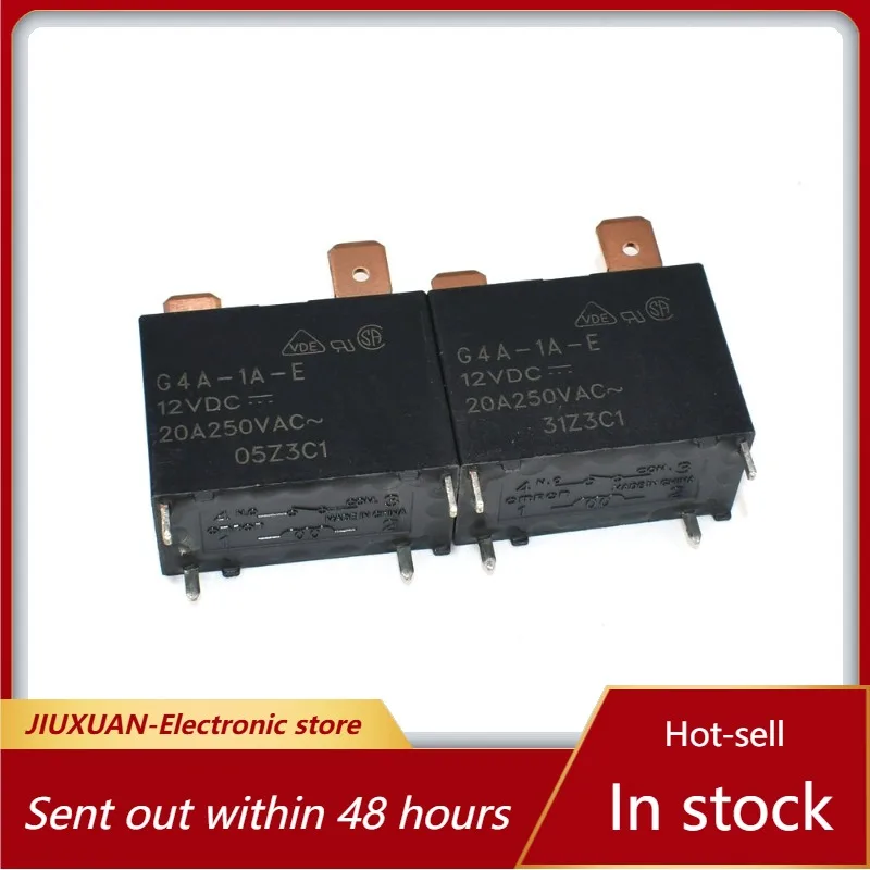 Фото OEM 1 шт./лот G4A-1A-E 12VDC 24VDC 4-контактное реле для водонагревателя и материнской платы кондиционера №1