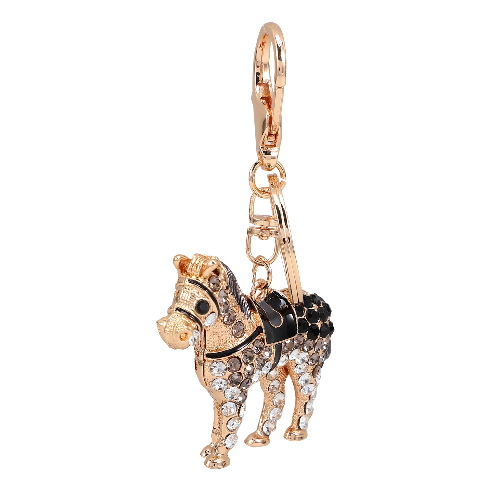 Брелок для женщин со стразами брелок ключей с лошадью подарки рюкзака подвеска