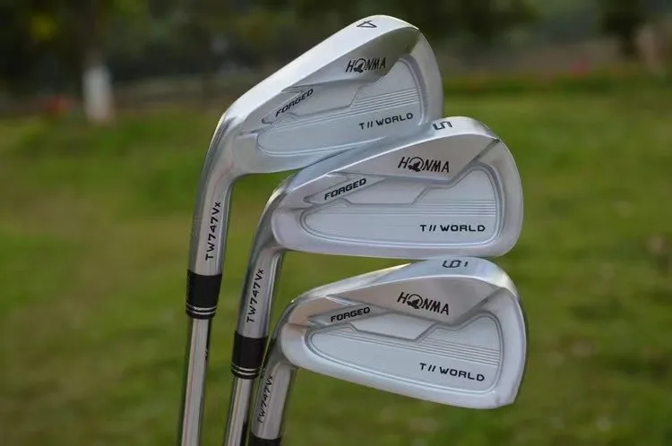 

Men Left hand Golf clubs Original CNC FORGED irons HONMA TW747XV Golf irons 4-10 Irons clubs Golf headcover