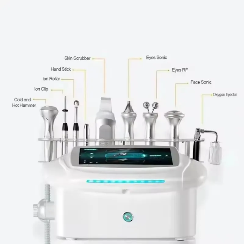 HYCYNIS-Dispositivo de belleza 9 en 1 para el cuidado Facial antienvejecimiento Lifting reafirmante таймер де salón d