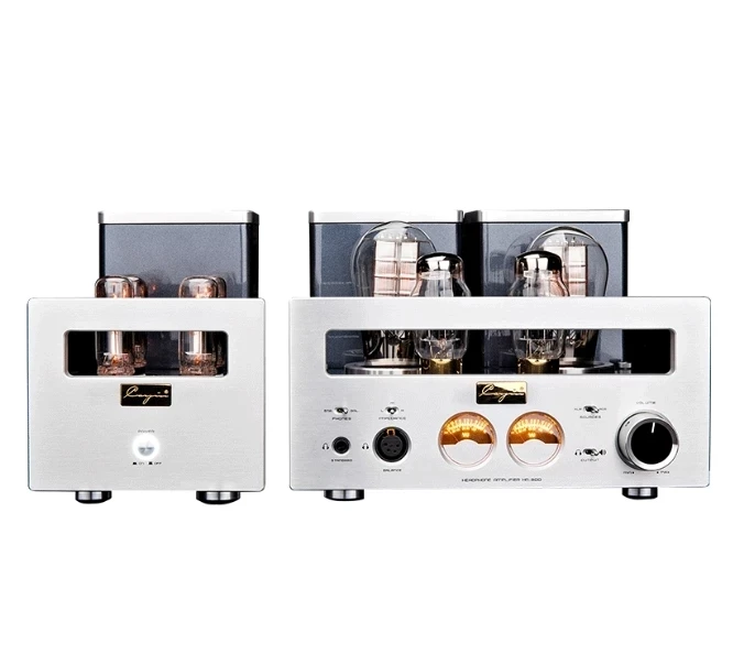 

HA-300 earphone amplifier Headphone amplifier Three gear adjustment Independent power supply RCA 22DE4 6NS7 300B