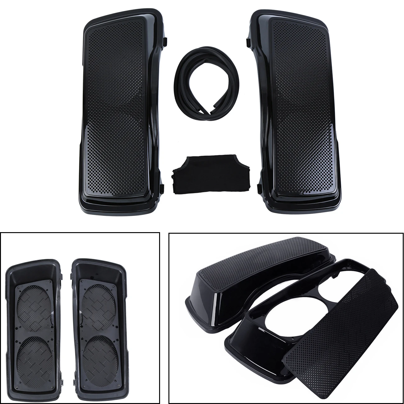 Чехлы для динамиков Honhill Dual 6x9 подходят моделей Harley-Davidson Touring 1993-2013 Harley Street Road Glide King