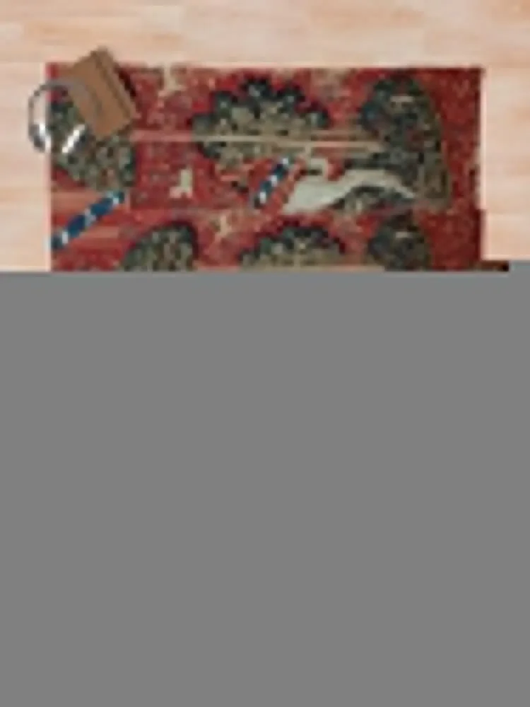 Женский и единорог средневековый гобелен с пятью чувствами декоративное одеяло