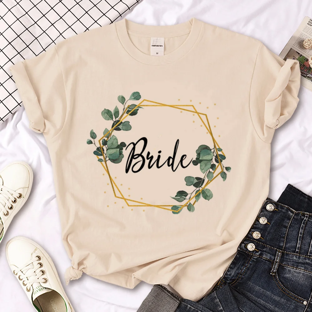 

Team Bride Bride to Be Evjf t shirt women summer t-shirts girl graphic streetwear harajuku clothes