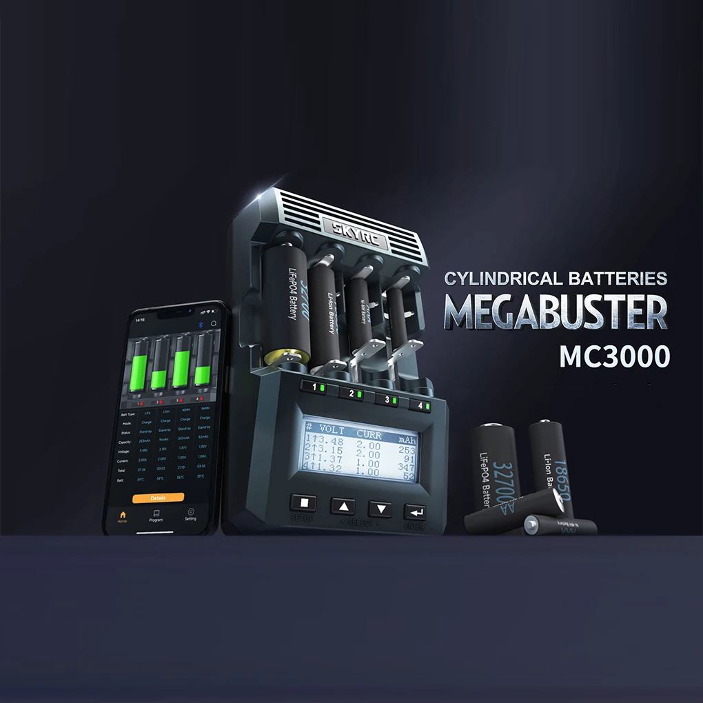 Универсальное зарядное устройство с 3A скоростью зарядки и точностью Skyrc Mc3000