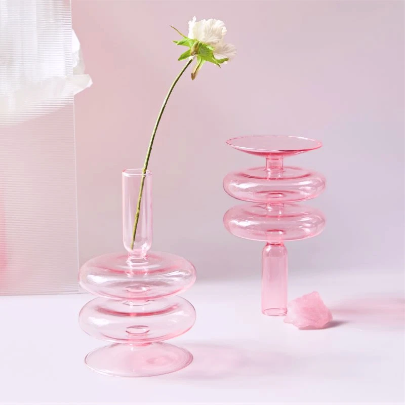 Taper Candles Candlesticks Holder Wedding Table Centerpieces Nordic Home Decoration Vases