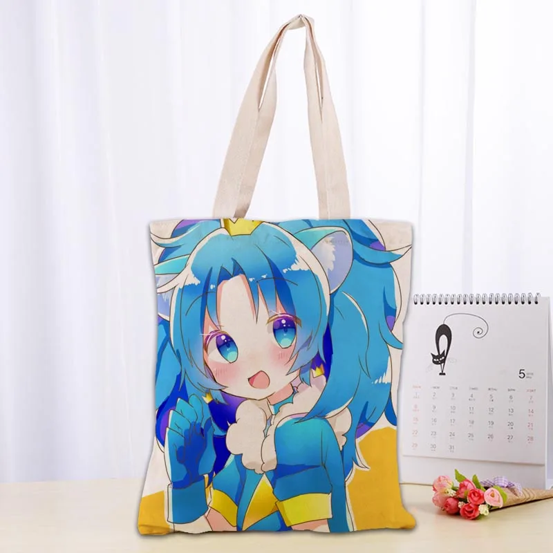 

Custom Cure Gelato Tategami Aoi Tote Shopping Bags 30x35cm Tote Bag Reusable Handbag Women Shoulder Cloth Pouch Foldable 0104