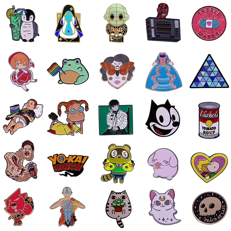 

Cartoon Anime Avatar Appa Enamel Pin Cute Kiss Brooch Cosplay jewelry Enamel Pin Lapel Pins Badge Hats Clothes Backpack JEWELRY