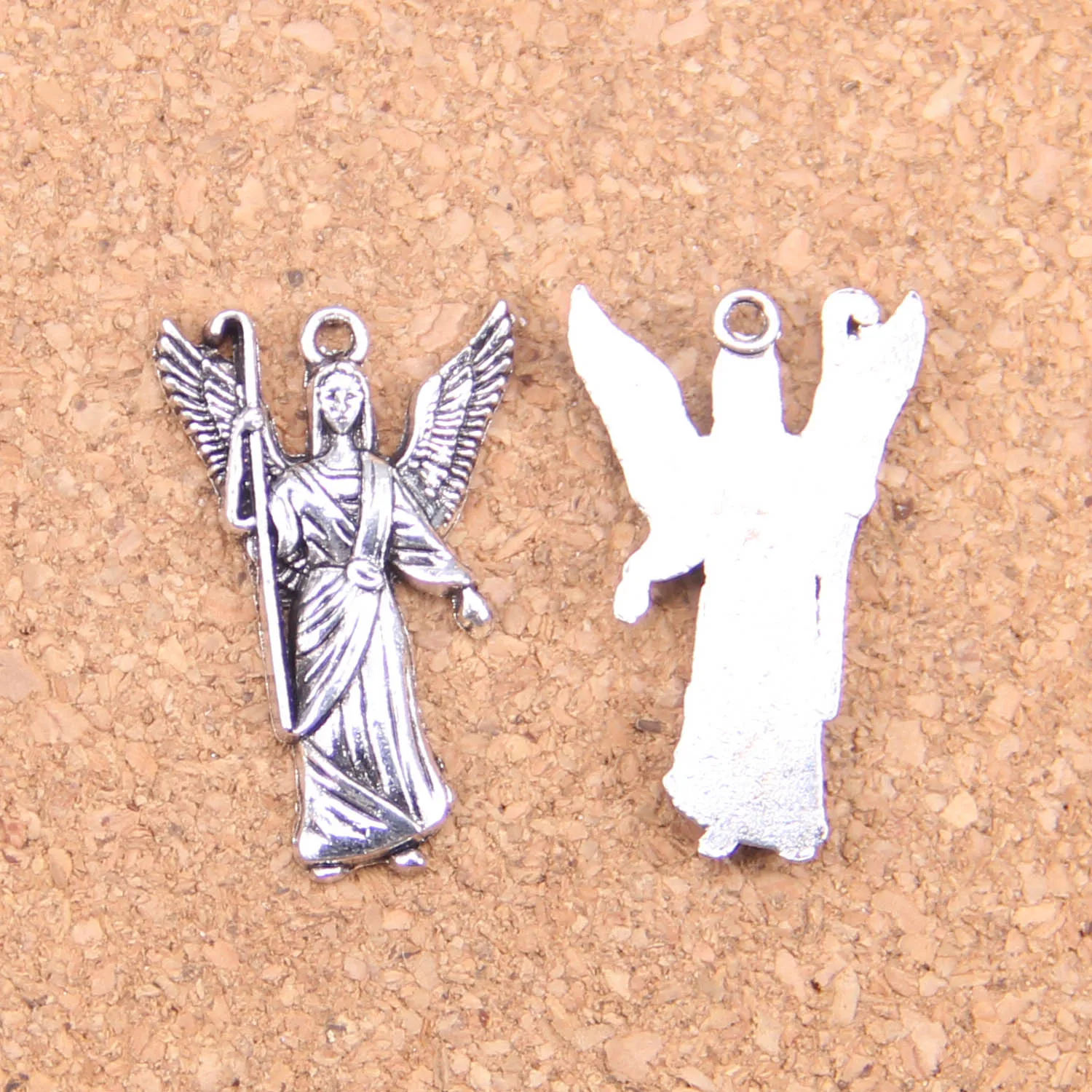 

58 шт. Подвески с ангельским защитником 17x2 6 мм, ВИНТАЖНАЯ фотография, DIY для браслета ожерелья