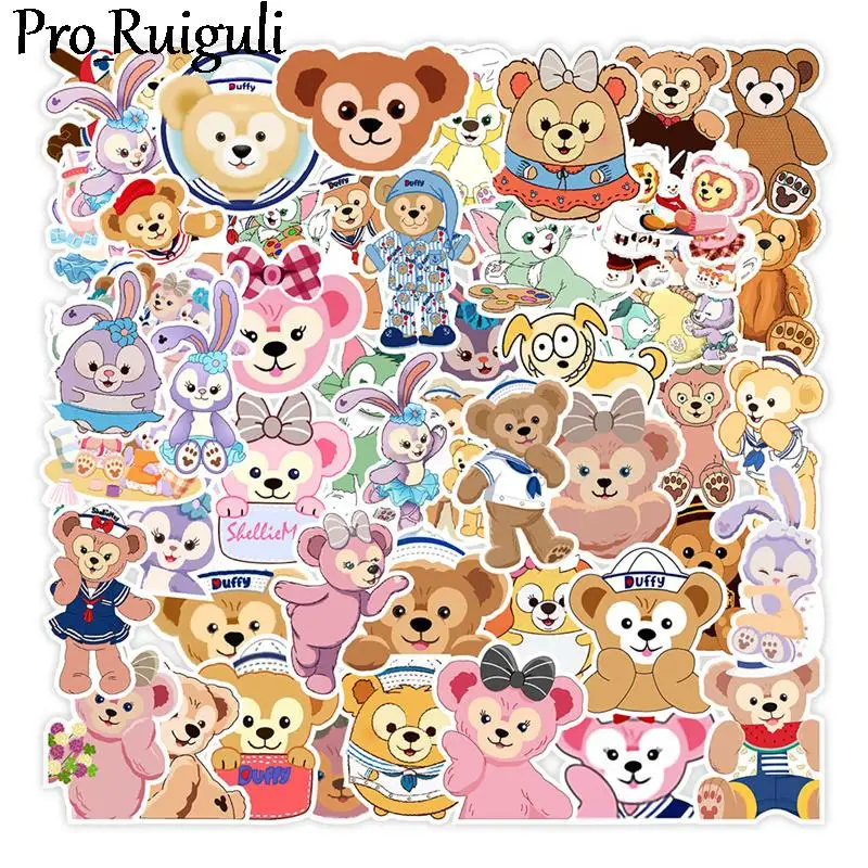 

10/30/50pcs Cute Disney character cartoon sticker aesthetic notebook car mix and match cartoon sticker children's toy