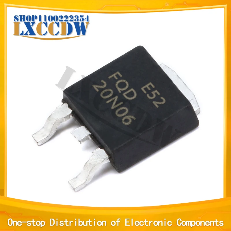

10 шт. TO252 20N06 20A 60V TO252 FQD20N06LE FQD20N06TM FQD20N06
