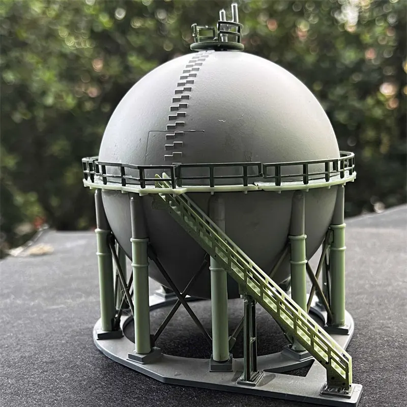 Модель здания в масштабе 1/144 Н Заводская модель резервуара для хранения газа