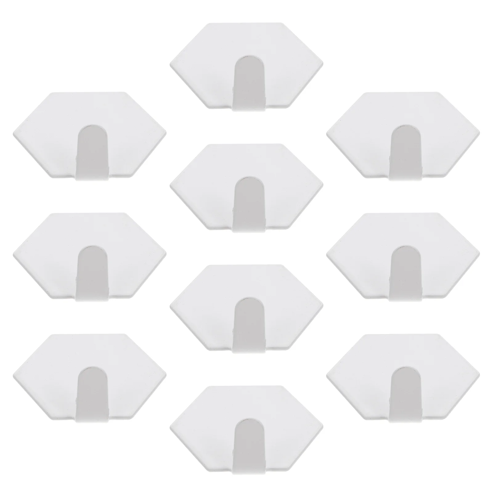 

10pcs Hexagon Hook Punch-free Kitchen Storage Hook Simple Storage Hook