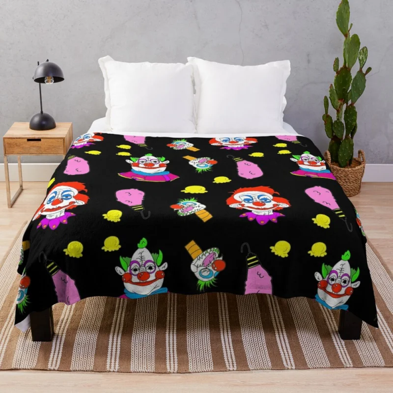 

Killer Klowns from Outer Space Throw Blanket Throw And Blanket From Fluff