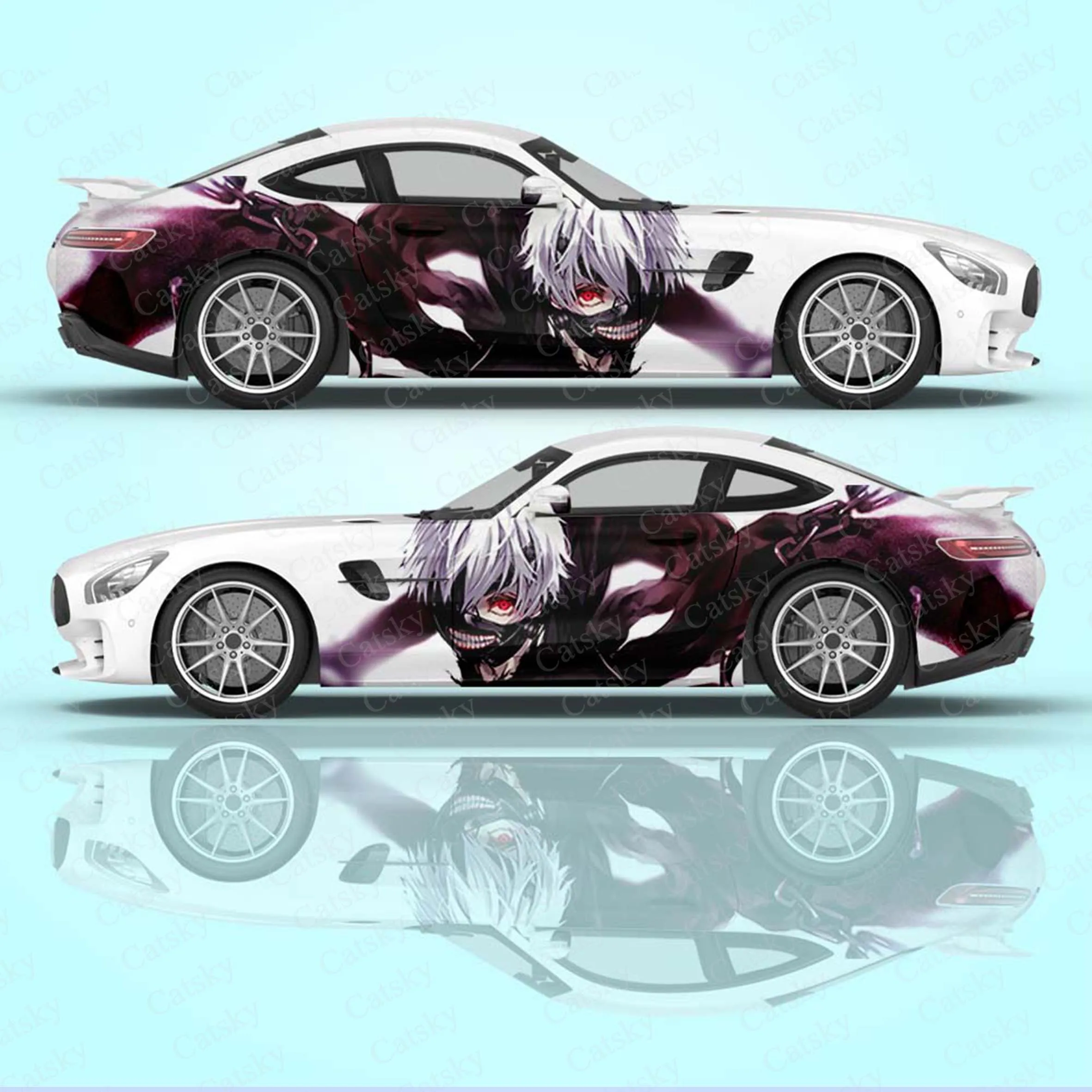 

tokyo ghoul car side wrap sticker accessory for most vehicles sticker graphic anime car decal