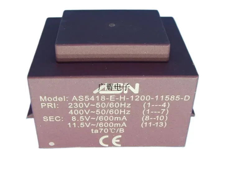 

Трансформатор ASN AS5418 12ВА 0-230/400В 8.5/11.5В