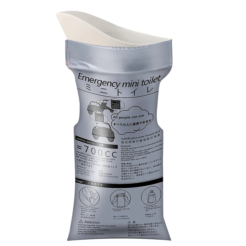 

Портативная Автомобильная мочеиспускающая мини-сумка, 700 мл, 5 шт.