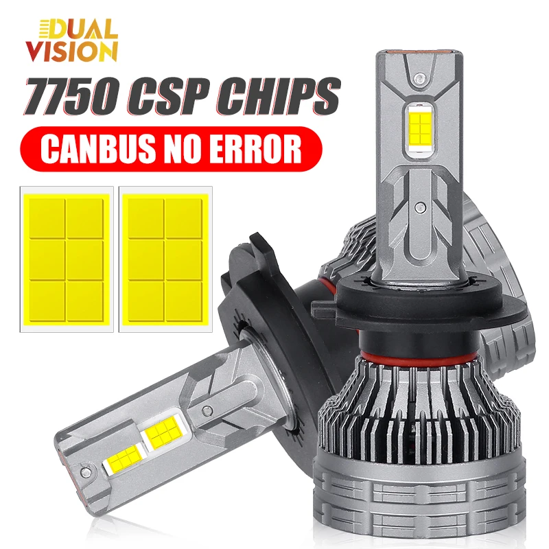 Лампы головного света DualVision H7 Canbus противотуманные фары H4 H1 H11 9005 9006 HB3 HB4