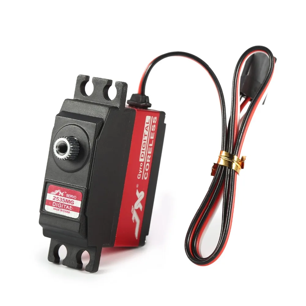 

JX PDI-2535MG 25g Waterproof Metal Gear Digital Coreless Gyro Tail Servo for RC 450 500 Helicopter Fixed-wing Airplane