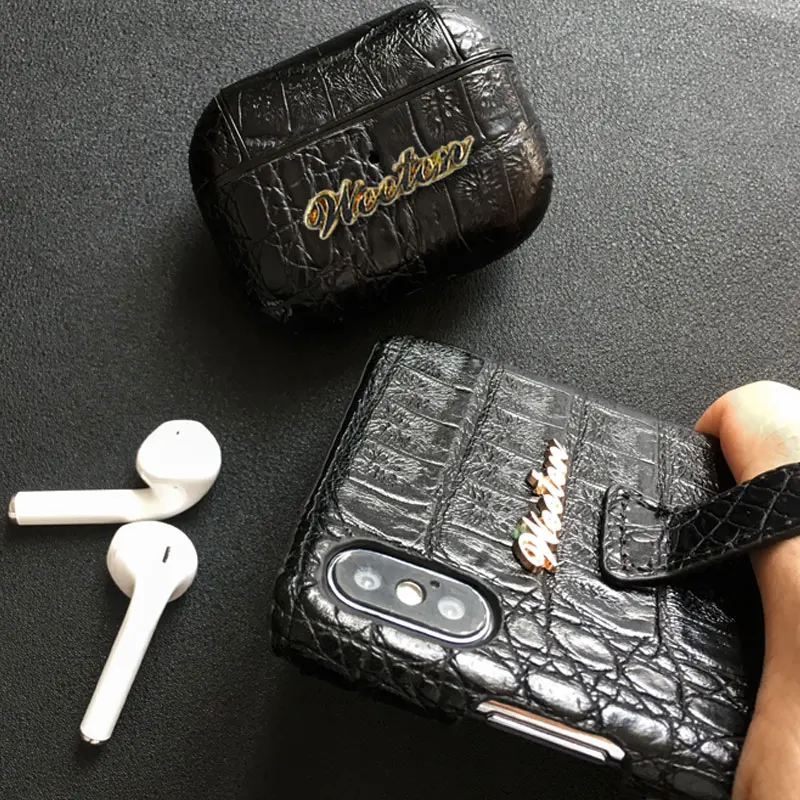 Чехол для телефона из крокодиловой кожи с ремешком на запястье iPhone 11 X 7 8 6 6S Plus XS Max