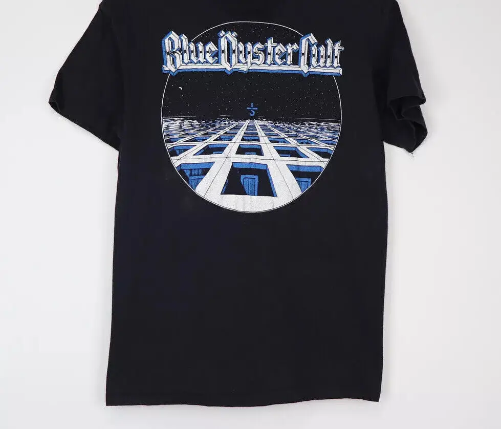 Футболка унисекс из хлопка с рисунком голубого устричного культа