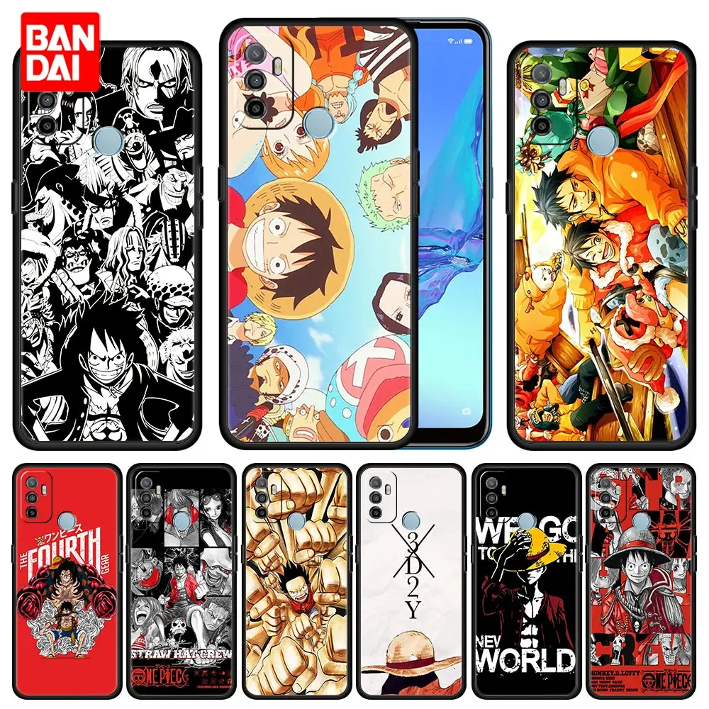 

One Piece Anime Amazing Case for Oppo A53 A52 A3s A5s A9 A15 A31 A54 A74 A93 A94 F19 Pro 4G 2020 Silicone Black Funda Thin Capa