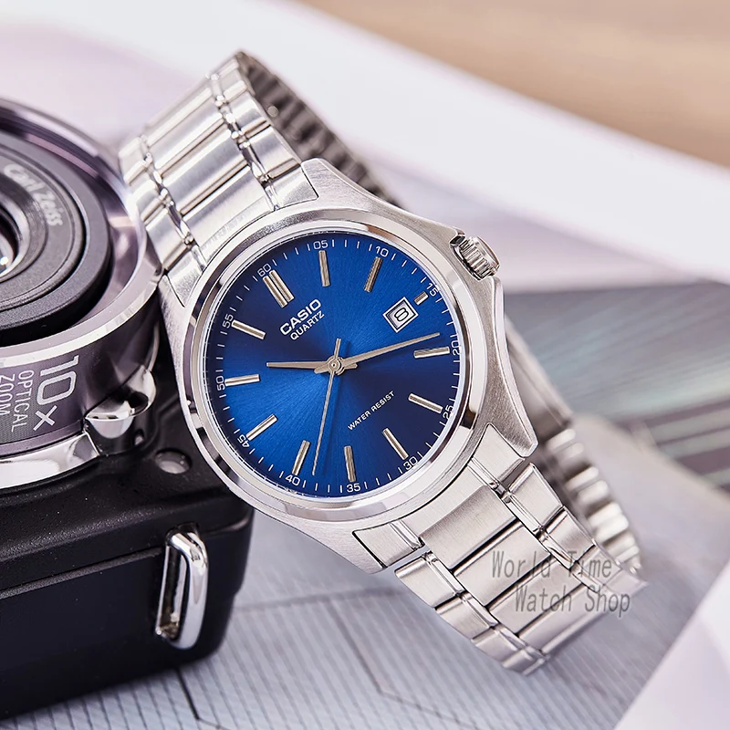 Мужские часы Casio Простые винтажные еженедельные с двойным календарем Подлинная