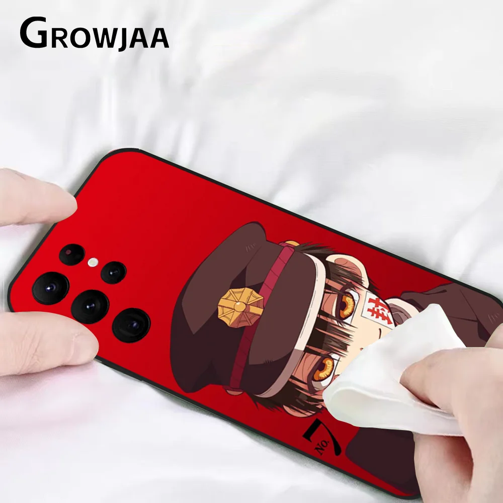 H-Hanako-kun Cool Anime Phone Case for Samsung Galaxy S24 Ultra S22 S23 S21 S20 5G Protective Silicone TPU Funda