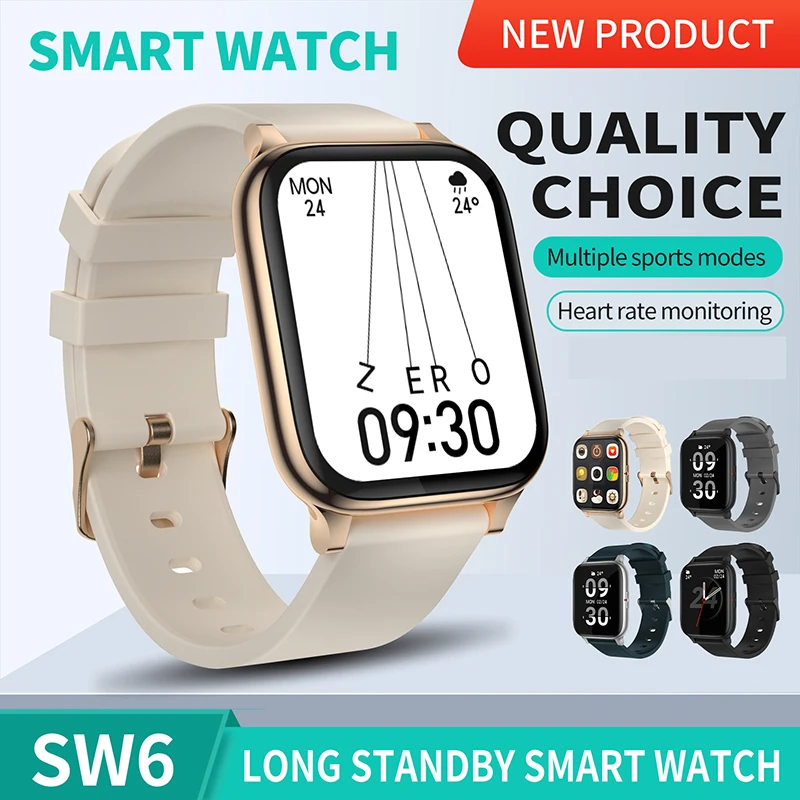 

Men Women Smart Watch Multi Sport Mode Long Standby Smartwatches Clock Fitness Monitor Ladies Watches for Girls PK Amazfit GTS 2