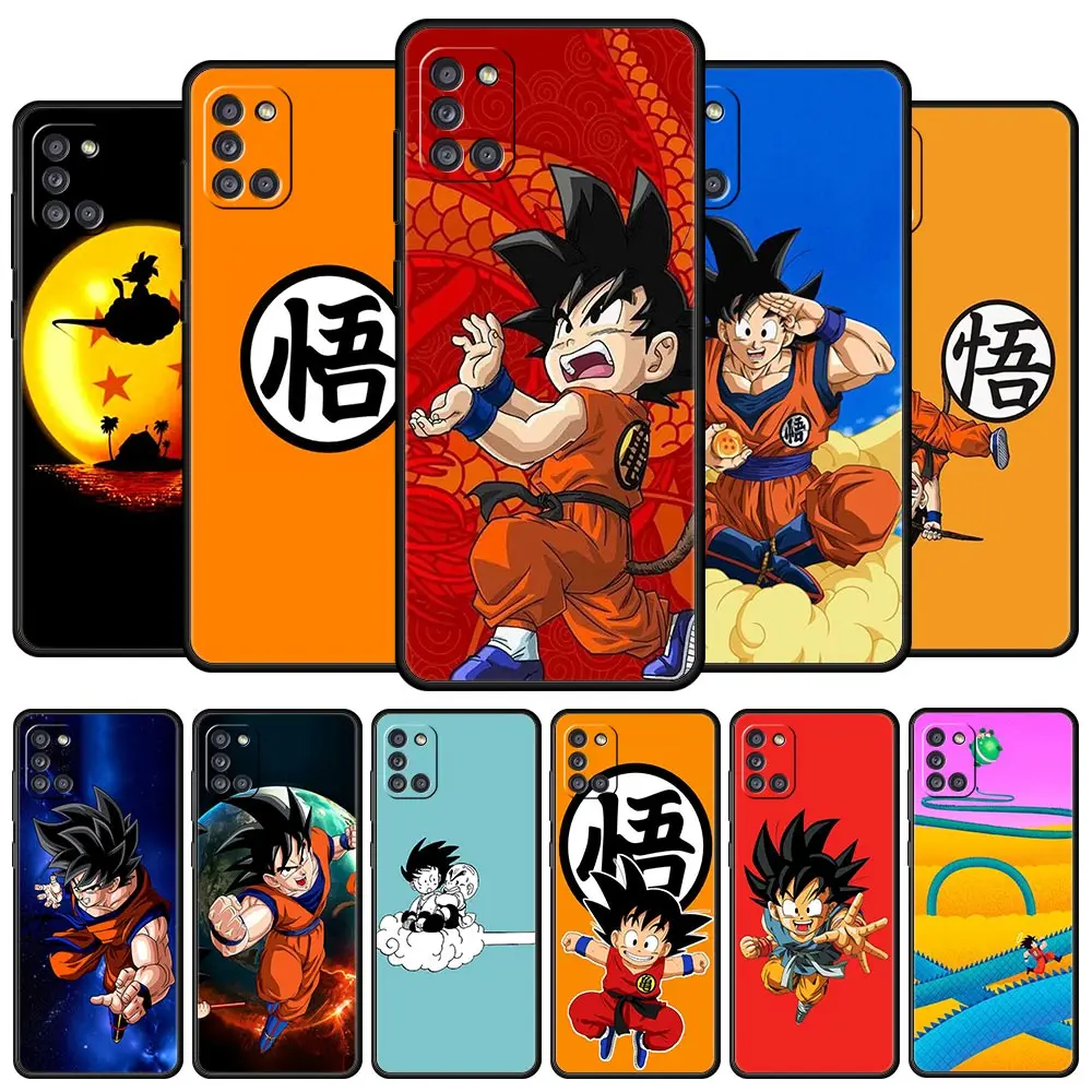 Чехол Dragon Ball Son Goku для телефона Samsung Galaxy A12 A21S A51 A52 A71 A72 A32 A22 A13 5G A41 A31 A11 A02 A02S A01 A03