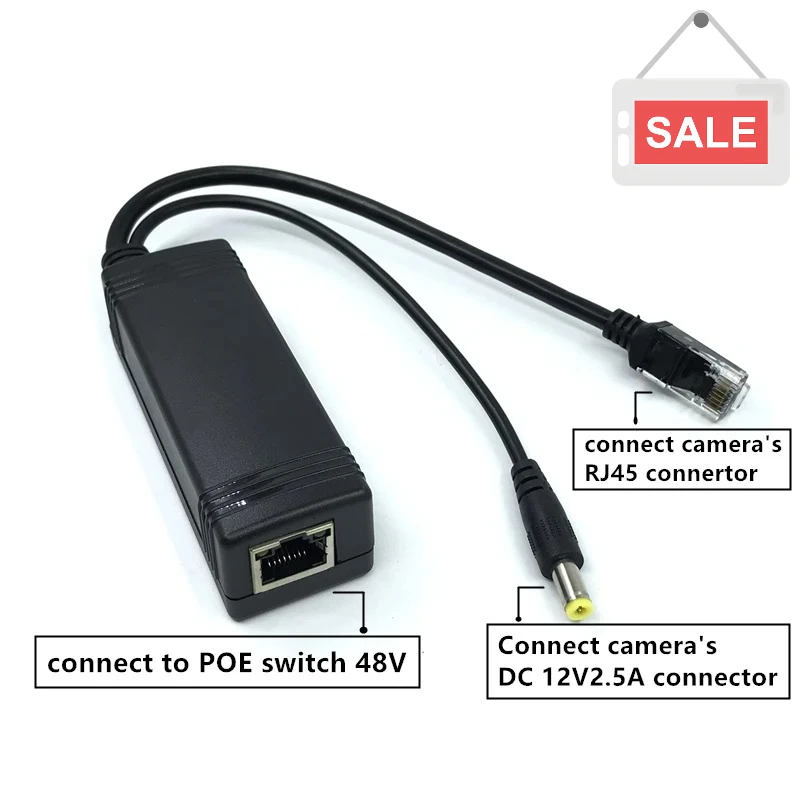 

Разветвитель PoE IEEE802.3af, 48 В, активный, для IP-камеры poe, 100 МП