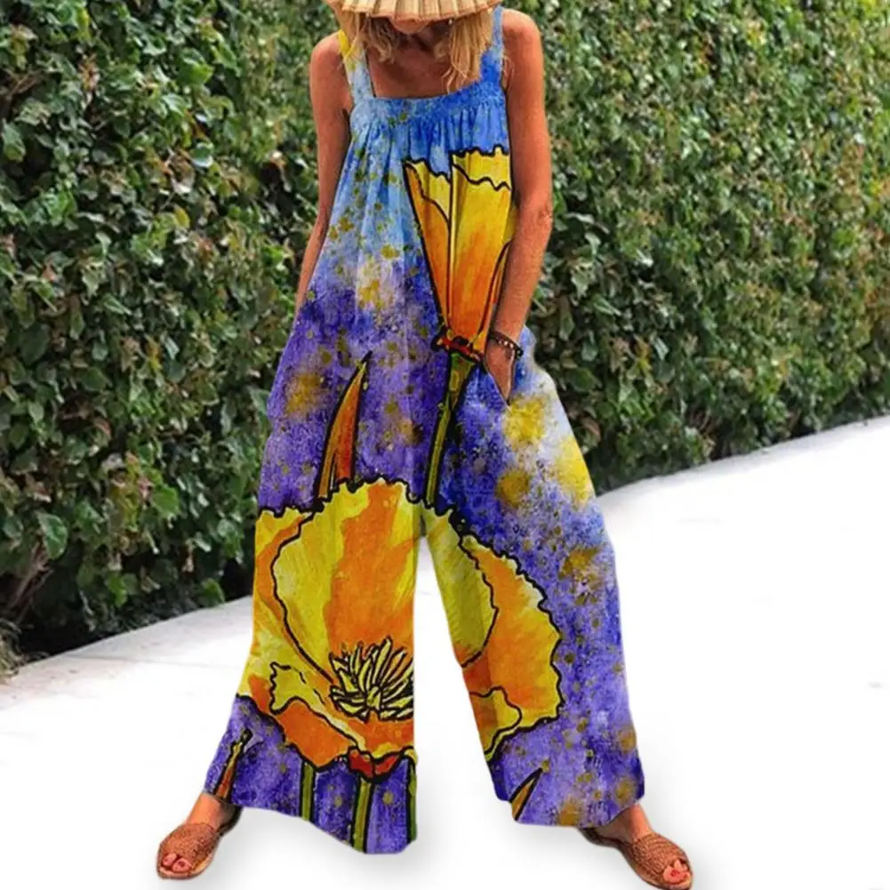 

Женский комбинезон без рукавов, с плиссировкой