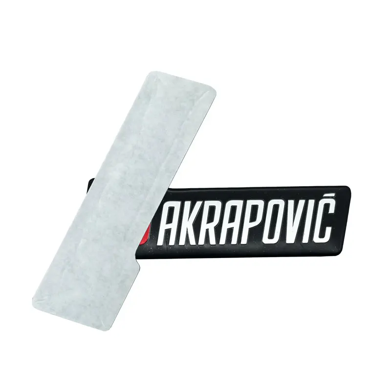 3D алюминиевая Автомобильная наклейка с логотипом Akrapovic эмблема значок на корпус