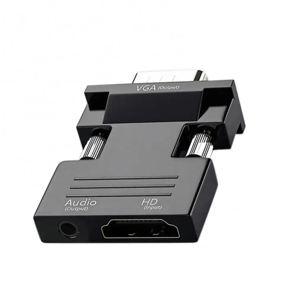 

HD 1080P VGA to HDMI-compatible Converter Adapter With Audio For PC Laptop to HDTV Projector HDMI-compatible to VGA Adapter