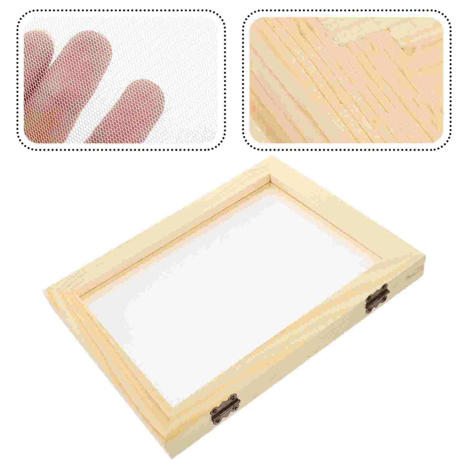 

Paper Frame Making Mould Handmade Kids Wooden Toys Craft Children Present Photo