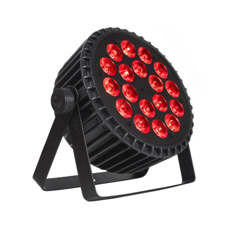 

Алюминиевый сплав светодиодный Par 18x18W RGBWA UV 6 в 1 огни DMX512 для дискотеки рождественской сцены DH-FAP1818F[US Stock]