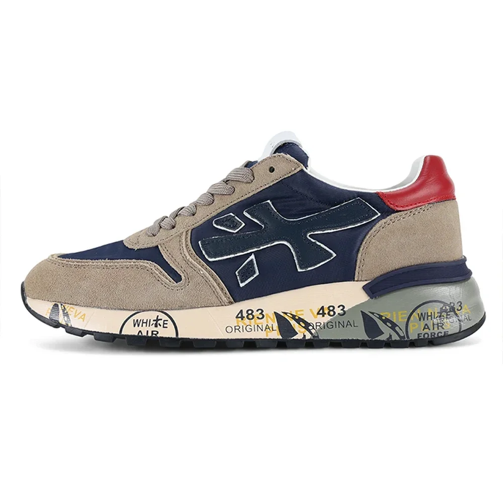 PREMIATA мужские модные легкие роскошные дышащие кроссовки в стиле ретро с бархатной