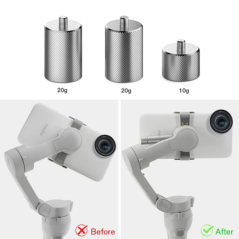 

Металлический противовес, противовес для DJI OM 5 /4 SE OSMO Mobile 3, ручной шарнирный стабилизатор, аксессуары, поддержка 50 г